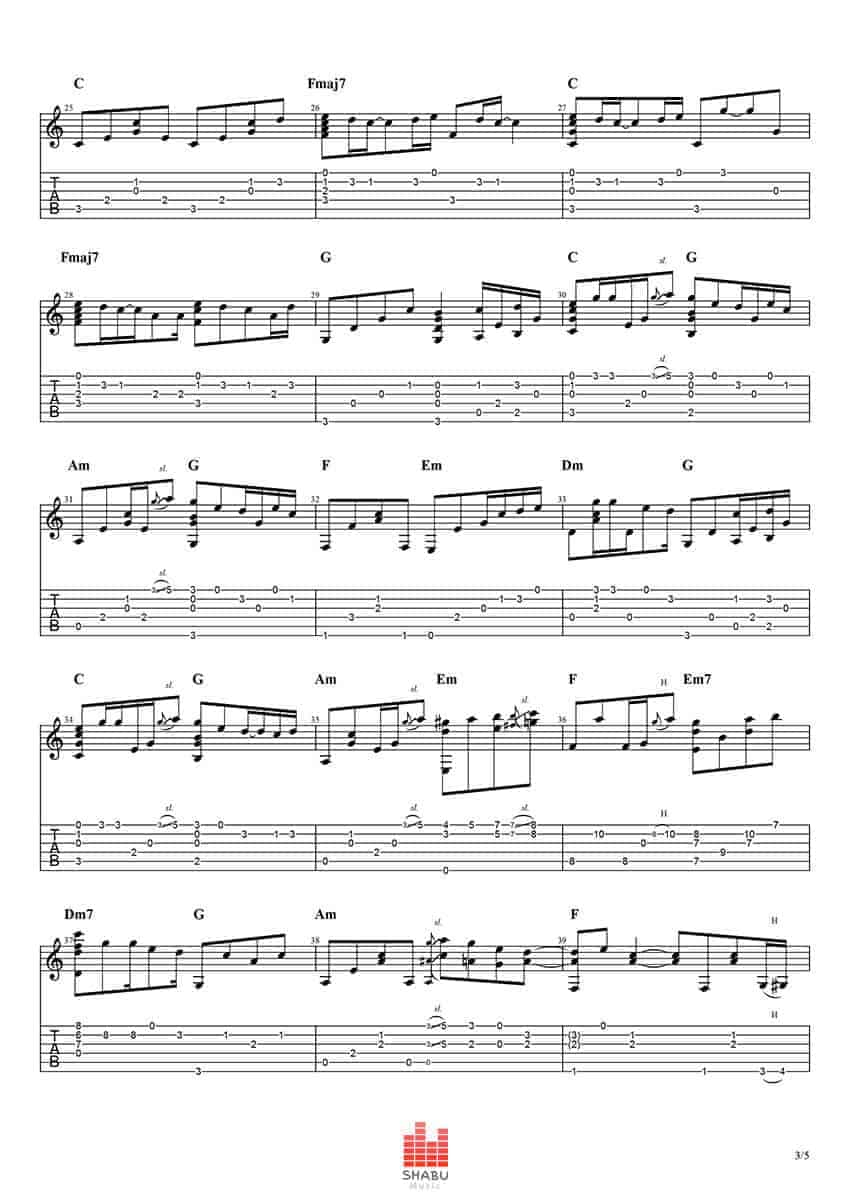 แทป บอกตัวเอง Room 39 fingerstyle 3