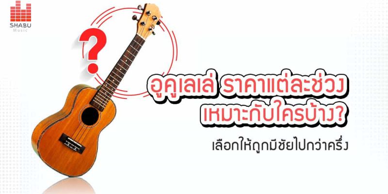 3 ช่วงราคาของอูคูเลเล่ ตั้งแต่หลักร้อย – หลักหมื่น ราคาถูกและแพง ต่างกันอย่างไร